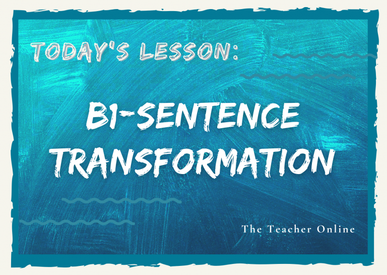 B1 Sentence Transformation